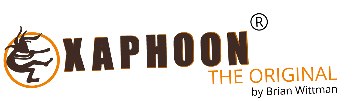 Logo Xaphoon ( Pocket Sax ) Original english